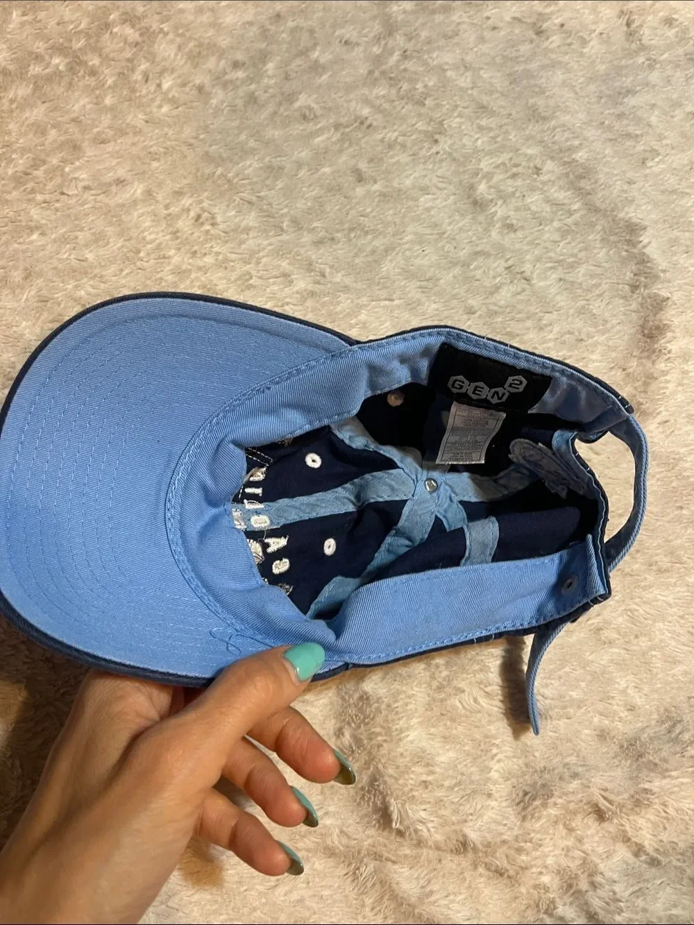 Carolina Tar Heels Navy Blue Baseball Cap kids